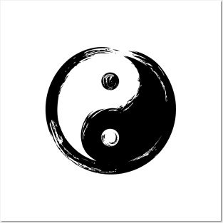 Yin Yang Ink Posters and Art